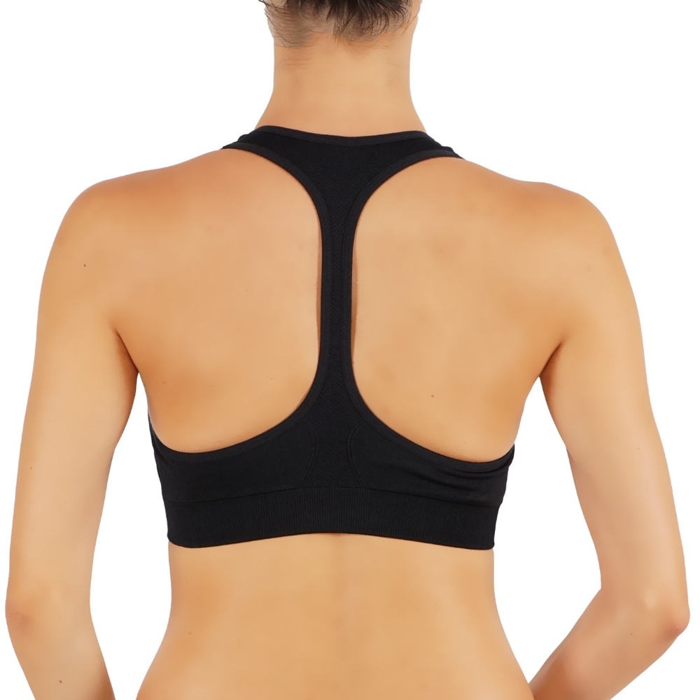 Sports Bra t-back soft and breathable 1004 yoga workout gym top support push-up - Picture 4 of 4